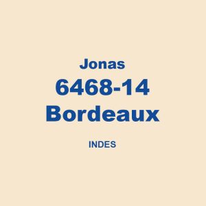 Jonas 6468 14 Bordeaux Indes 01