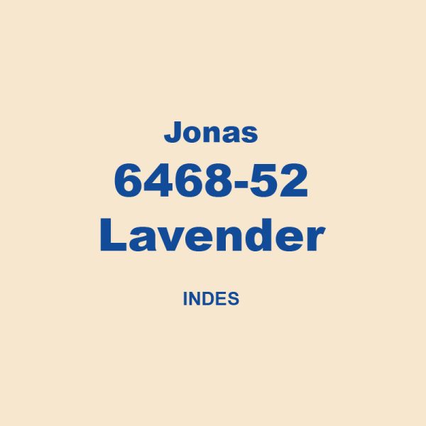 Jonas 6468 52 Lavender Indes 01