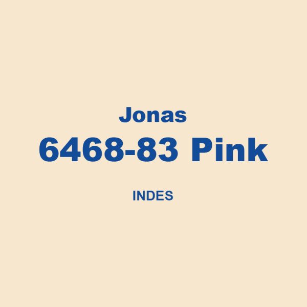 Jonas 6468 83 Pink Indes 01