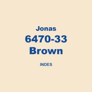 Jonas 6470 33 Brown Indes 01