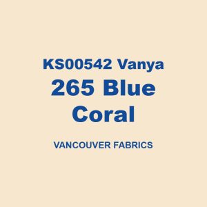 Ks00542 Vanya 265 Blue Coral Vancouver Fabrics 01