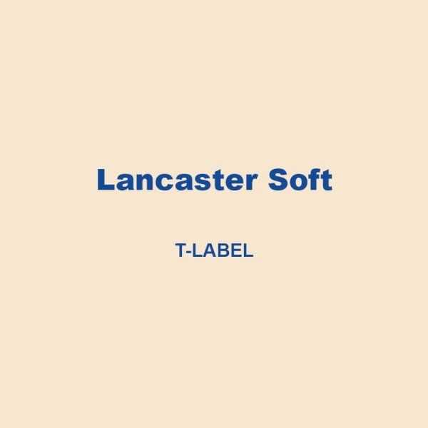 Lancaster Soft T Label