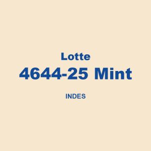 Lotte 4644 25 Mint Indes 01