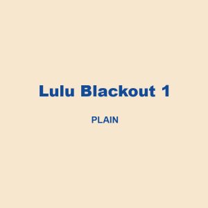 Lulu Blackout 1 Plain 01
