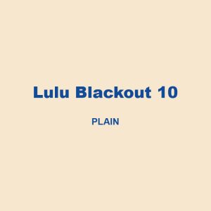 Lulu Blackout 10 Plain 01