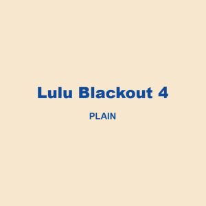 Lulu Blackout 4 Plain 01