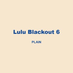 Lulu Blackout 6 Plain 01