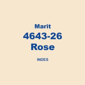Marit 4643 26 Rose Indes 01