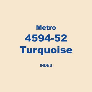 Metro 4594 52 Turquoise Indes 01