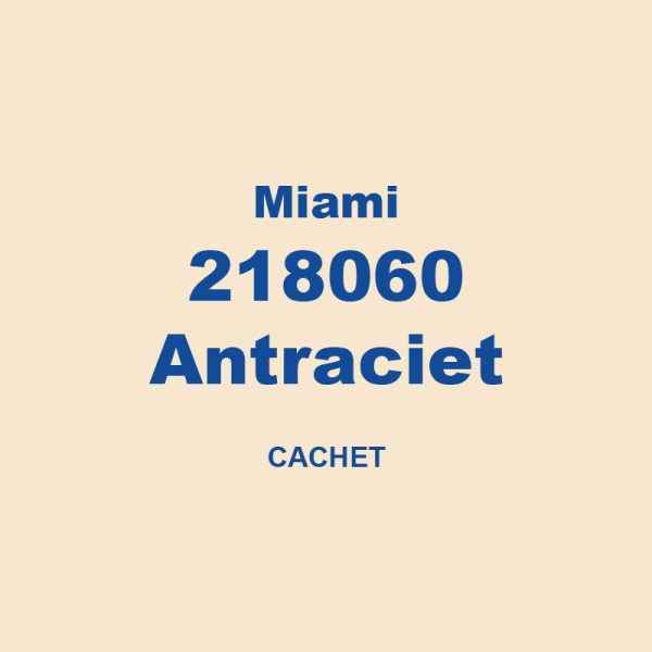 Miami 218060 Antraciet Cachet 01