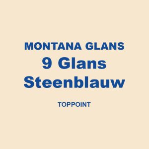 Montana Glans 9 Glans Steenblauw Toppoint 01