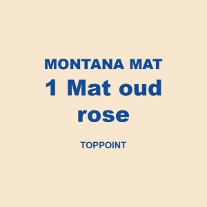 Montana Mat 1 Mat Oud Rose Toppoint 01