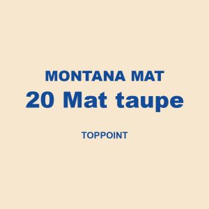 Montana Mat 20 Mat Taupe Toppoint 01