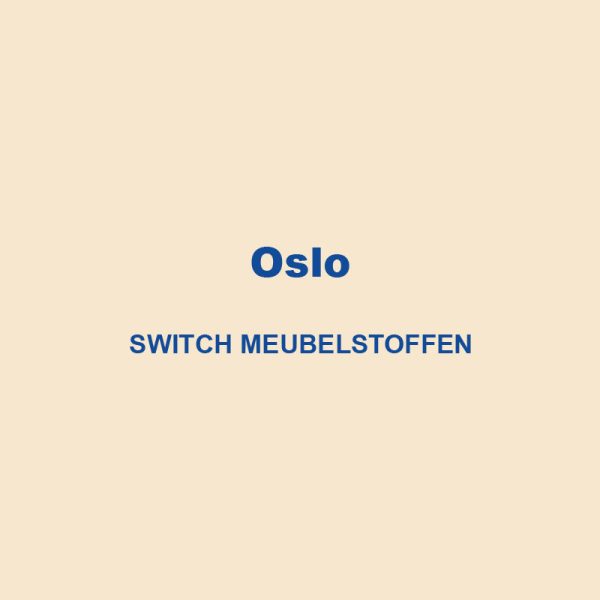 Oslo Switch Meubelstoffen