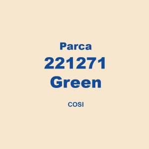 Parca 221271 Green Cosi 01