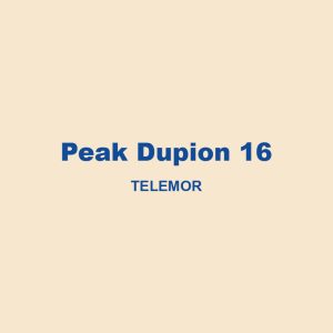 Peak Dupion 16 Telamor 01