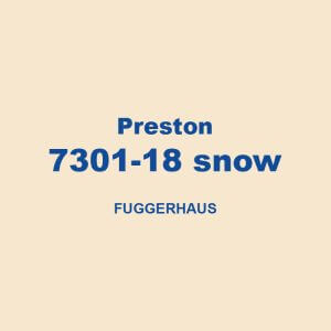 Preston 7301 18 Snow Fuggerhaus 01