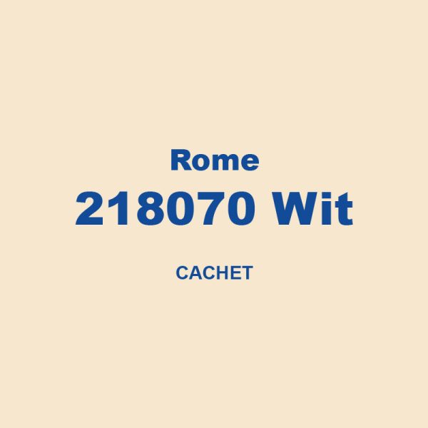 Rome 218070 Wit Cachet 01