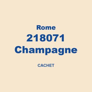 Rome 218071 Champagne Cachet 01