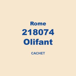 Rome 218074 Olifant Cachet 01
