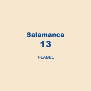 Salamanca 13 T Label 01