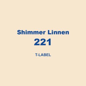 Shimmer Linnen 221 T Label 01