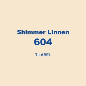 Shimmer Linnen 604 T Label 01
