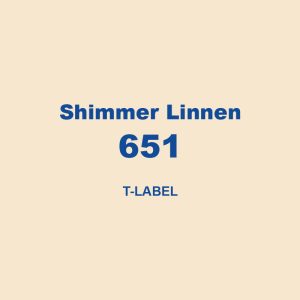 Shimmer Linnen 651 T Label 01