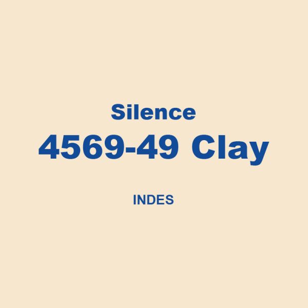 Silence 4569 49 Clay Indes 01