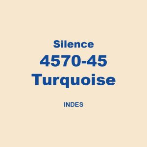 Silence 4570 45 Turquoise Indes 01