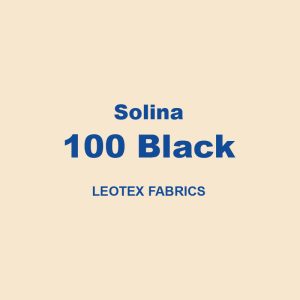 Solina 100 Black Leotex Fabrics 01