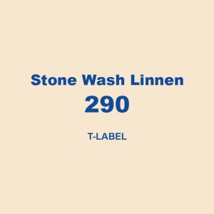 Stone Wash Linnen 290 T Label 01