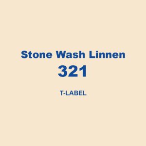 Stone Wash Linnen 321 T Label 01