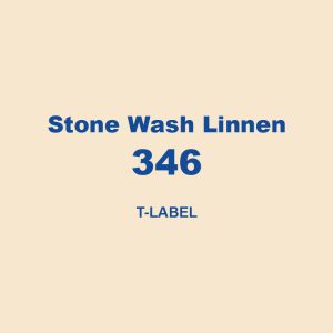 Stone Wash Linnen 346 T Label 01