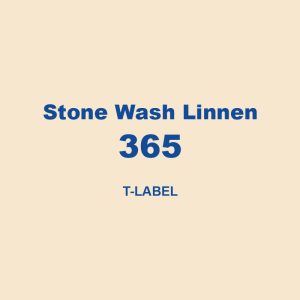 Stone Wash Linnen 365 T Label 01