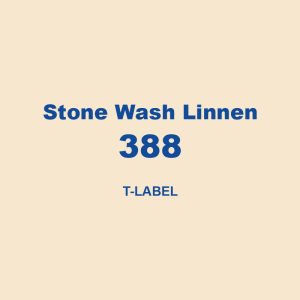 Stone Wash Linnen 388 T Label 01