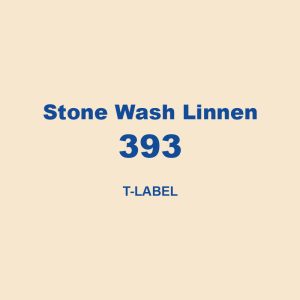 Stone Wash Linnen 393 T Label 01