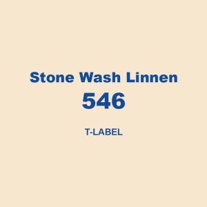 Stone Wash Linnen 546 T Label 01