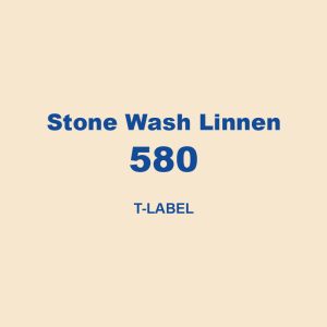 Stone Wash Linnen 580 T Label 01