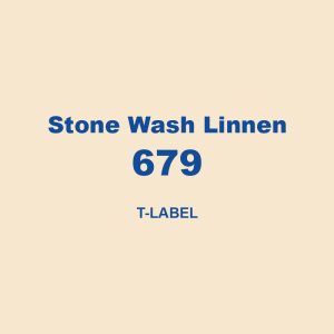 Stone Wash Linnen 679 T Label 01