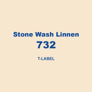Stone Wash Linnen 732 T Label 01
