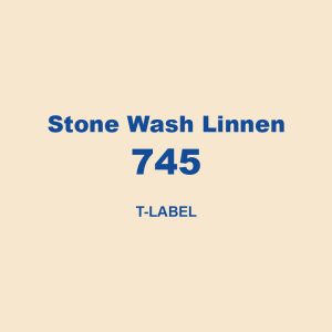 Stone Wash Linnen 745 T Label 01