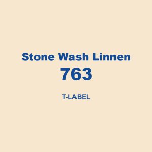 Stone Wash Linnen 763 T Label 01