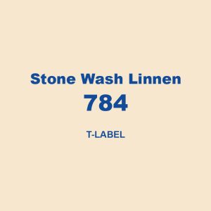 Stone Wash Linnen 784 T Label 01