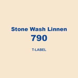Stone Wash Linnen 790 T Label 01