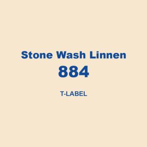 Stone Wash Linnen 884 T Label 01