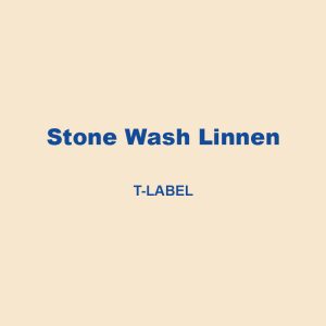 Stone Wash Linnen T Label