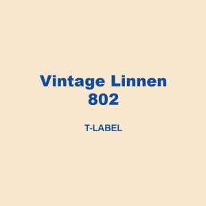 Vintage Linnen 802 T Label 01