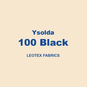 Ysolda 100 Black Leotex Fabrics 01